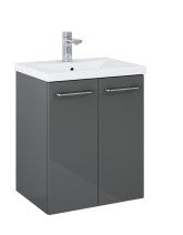 Load image into Gallery viewer, Otto Plus 50cm 2 Door Wall Hung Vanity Unit - Short Projection (Various Colours)
