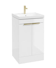Load image into Gallery viewer, STOCKHOLM Floor Standing 50cm Two Door Vanity Unit ( Various Colours &amp; Sizes )
