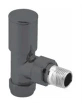 Load image into Gallery viewer, Round Angled Radiator valve Various Colours
