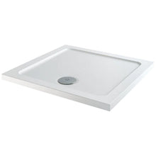 Load image into Gallery viewer, Elements Square Low Profile Shower Trays (Various Sizes)

