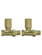 Load image into Gallery viewer, Round Straight Radiator valve Various Colours
