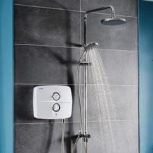 Load image into Gallery viewer, Triton T90SR White/Chrome DUELEC Pumped Electric Shower Kit
