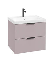 Load image into Gallery viewer, STOCKHOLM Wall Hung 60cm Two Drawer Vanity Unit Matt ( Various Colours &amp; Sizes )

