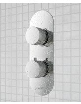 Load image into Gallery viewer, Alita Knurled Concealed Thermostatic Shower Valves (Various Colours)
