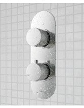 Alita Knurled Concealed Thermostatic Shower Valves (Various Colours)