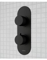 Load image into Gallery viewer, Alita Knurled Concealed Thermostatic Shower Valves (Various Colours)
