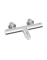 Form Wall Mounted Thermostatic Bath Shower Mixer (Various Colours)