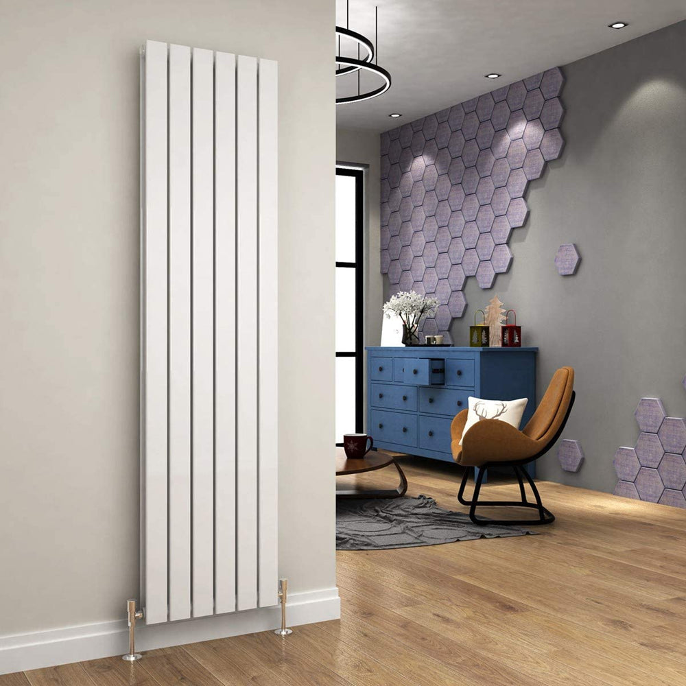 Affinity Vertical Steel Flat Panel Double Radiators White (Various Sizes)