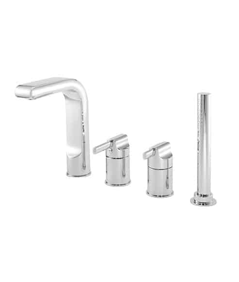 Francis Pegler Panacea 4 Hole Bath/Shower Mixer