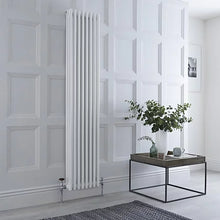 Load image into Gallery viewer, TRADICIO Vertical 3 Column Steel Radiator WHITE (Various Sizes)
