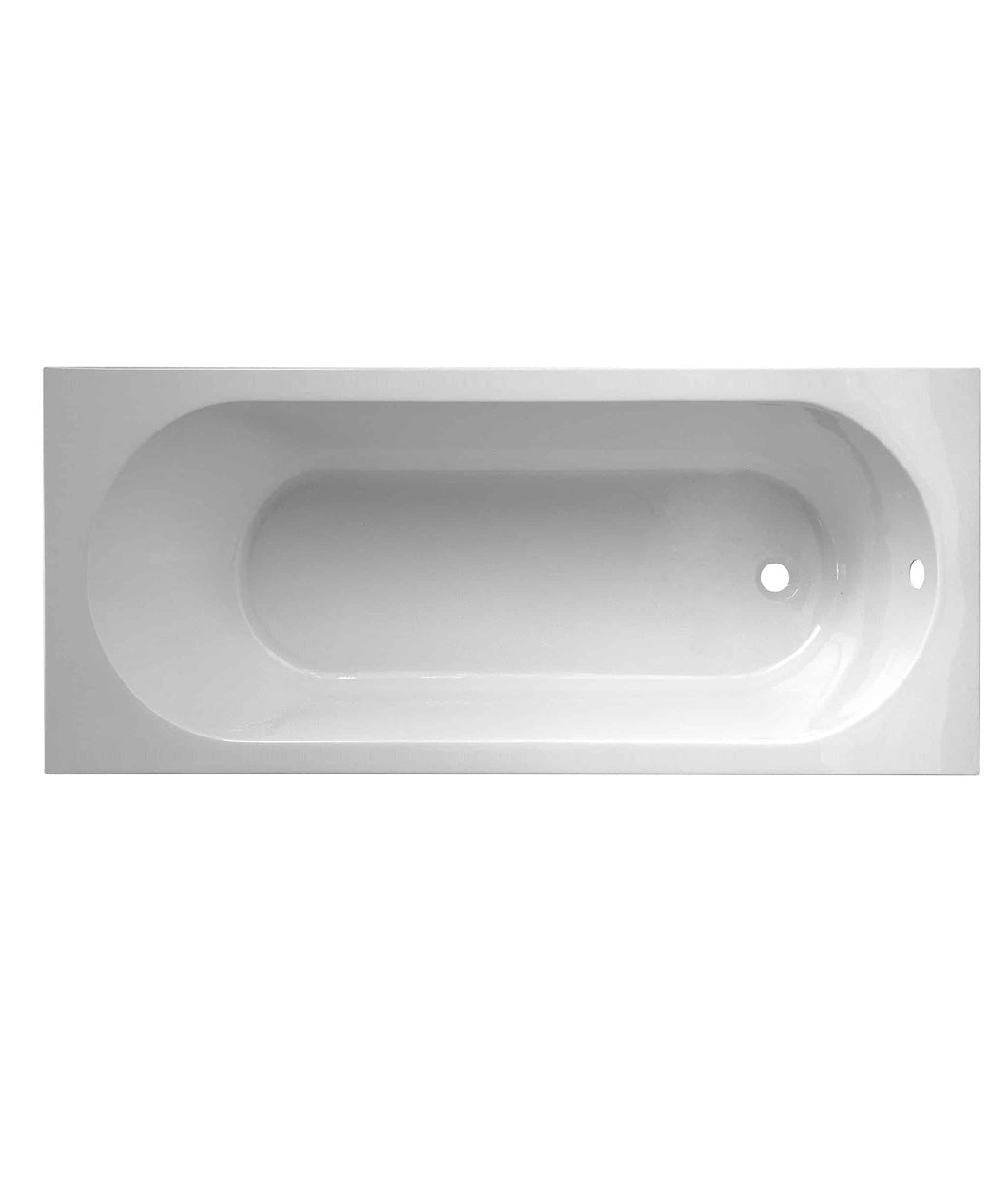 Kurvo Round Single Ended Bath 1700 x 700 x 8mm