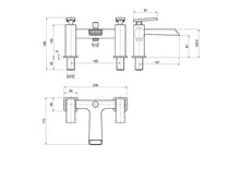 Load image into Gallery viewer, Allessia Bath/Shower Mixer c/w Kit
