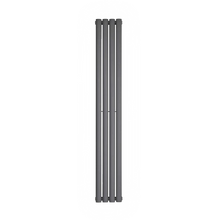 Load image into Gallery viewer, NIKA ANTHRACITE Double Vertical OVAL Radiator (Various Sizes)
