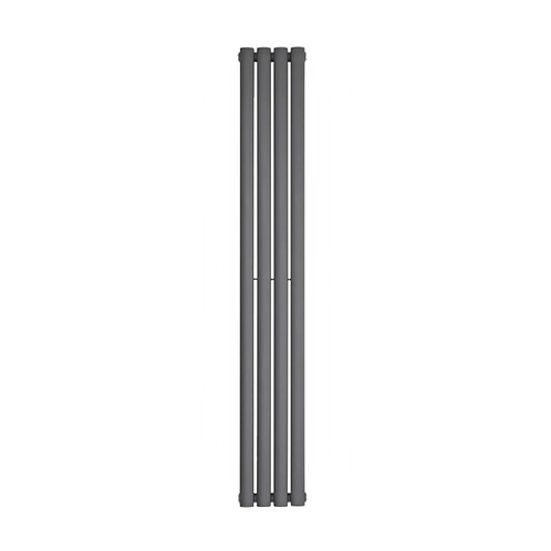 NIKA ANTHRACITE Double Vertical OVAL Radiator (Various Sizes)