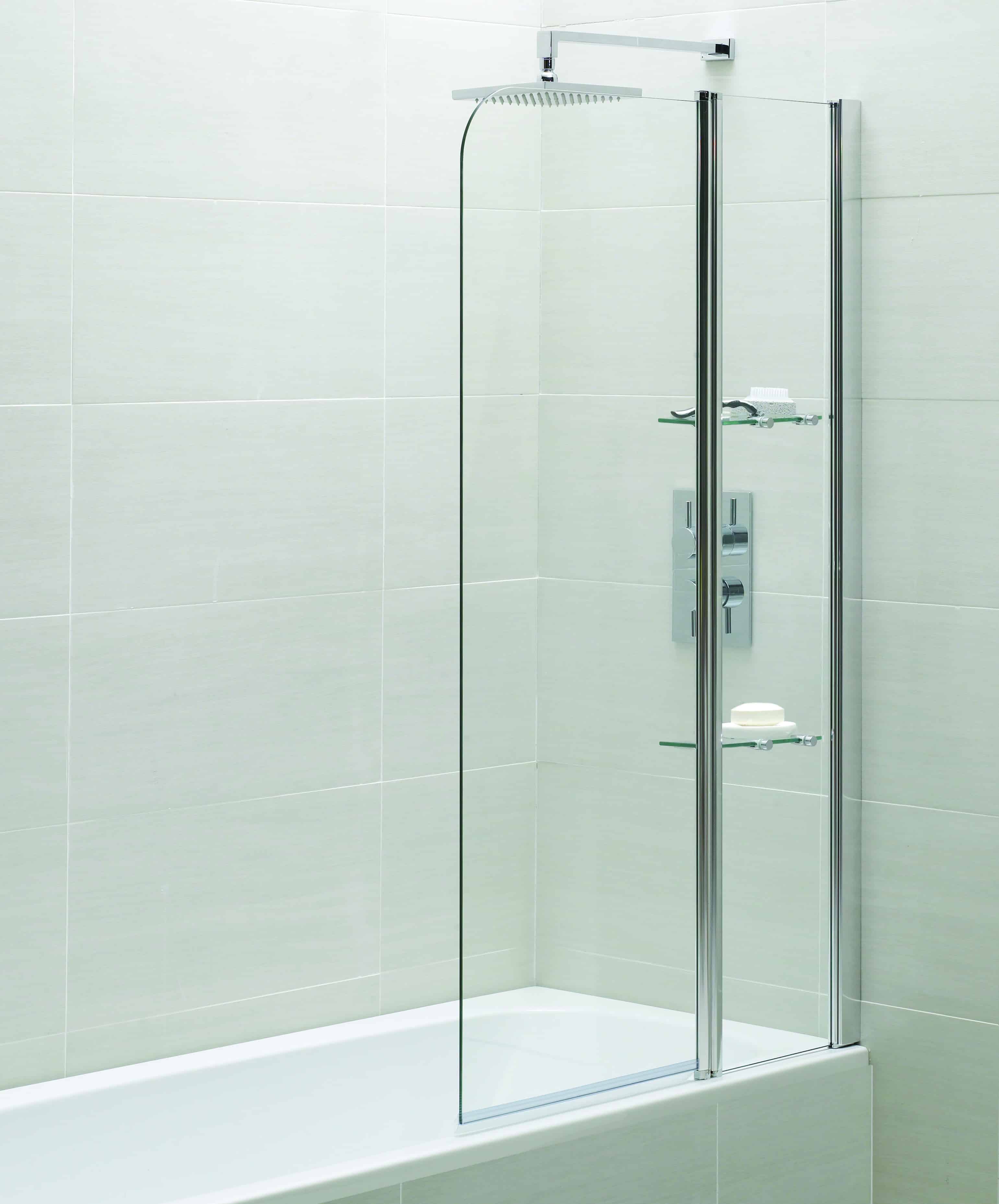 Aqua Fixed Panel Bath Screen – Plumb4Less