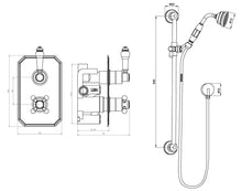 Load image into Gallery viewer, Cashel Shower Set Three

