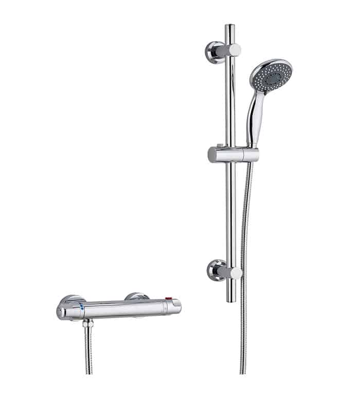 Plus Thermostatic Bar Shower Valve Set