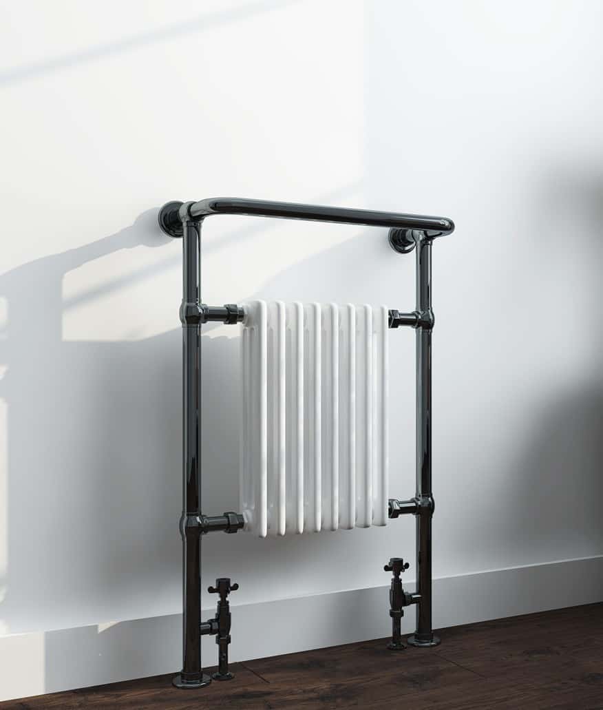 Cashel Towel Warmer Black Nickel H:963mm W:673mm