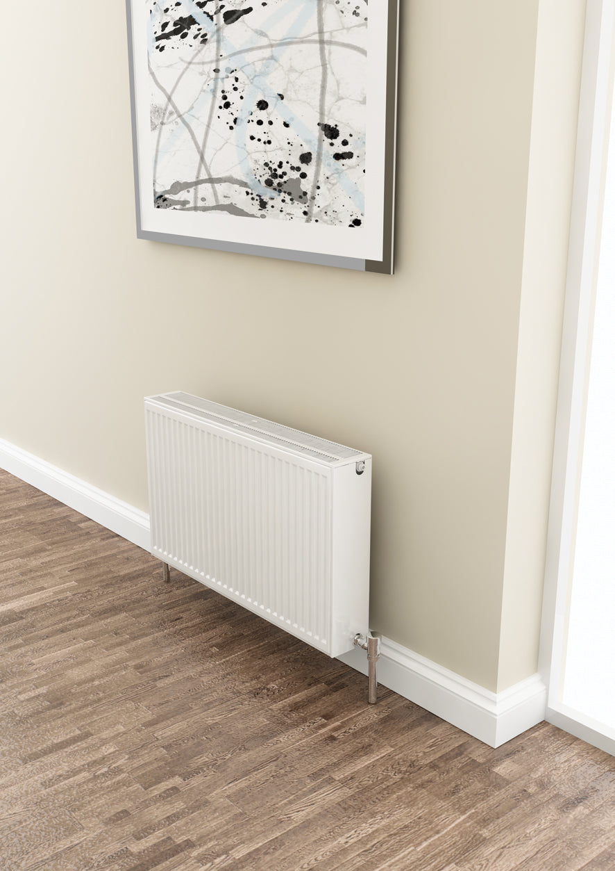 VAPORO 500mm High Single Radiator White (Various Sizes)