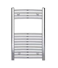 Load image into Gallery viewer, Curved Towel Warmer Chrome H:800mm W:500mm
