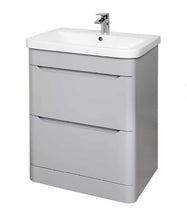 Load image into Gallery viewer, Eve 600mm Floor Standing Unit &amp; Basin White Elm

