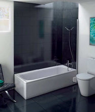 Load image into Gallery viewer, Steel Round Single Ended Bath 1700 x 700mm with Twin Grips
