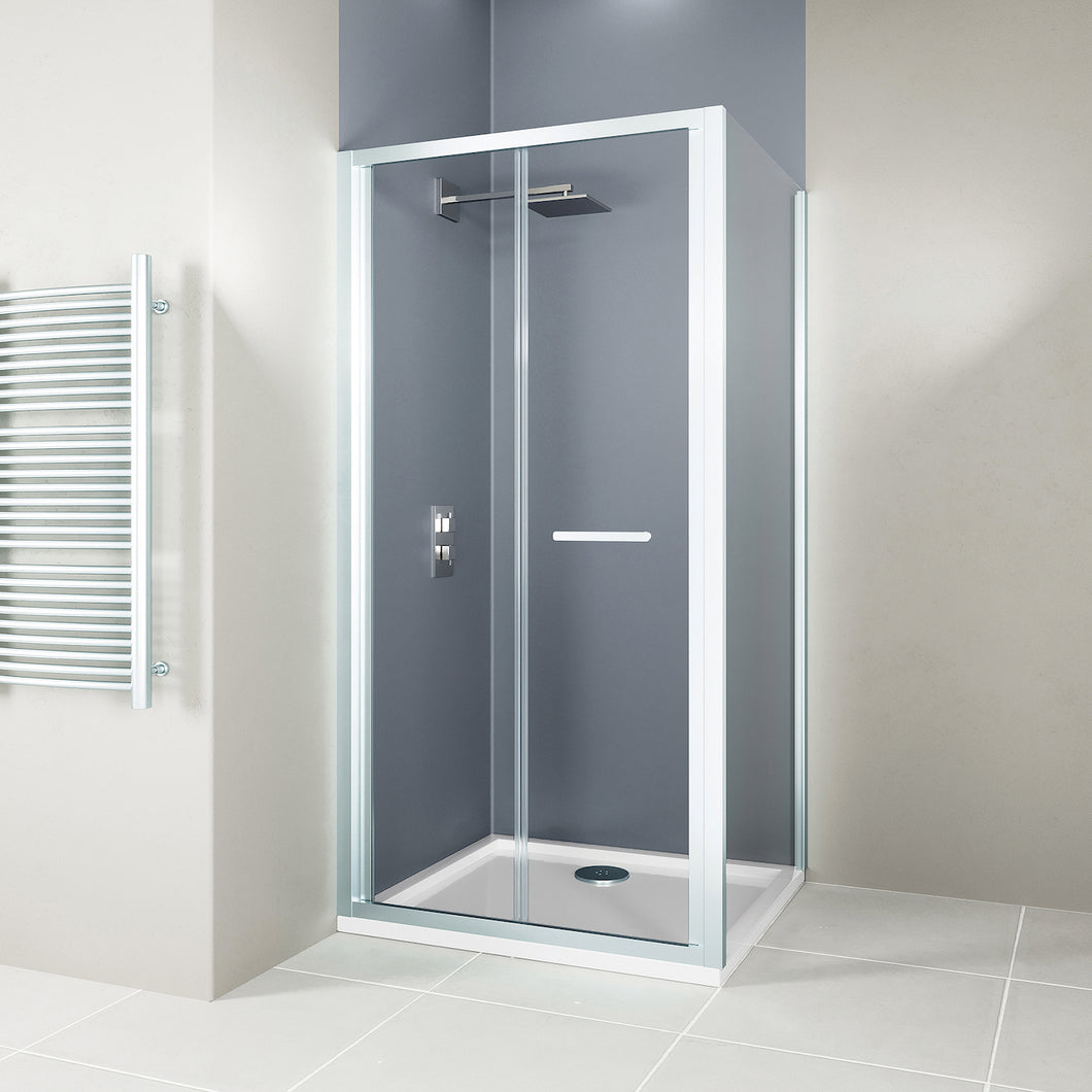 Flair Hydro Bifold Express Fit Chrome Shower Door (Various Sizes)