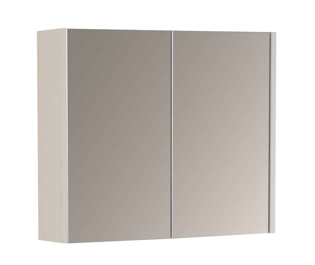 Moderna Mirror Cabinet White Gloss 700mm