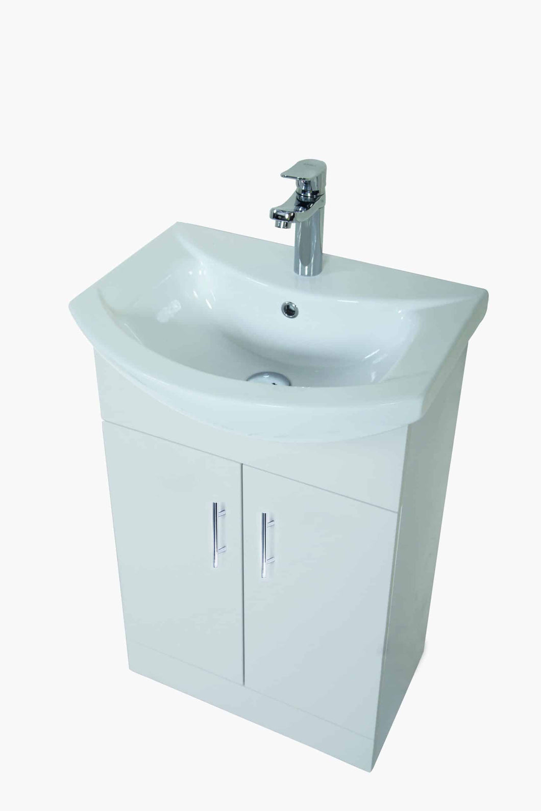Moderna 550mm Basin & Vanity Unit White