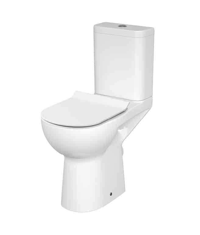 Norva Comfort Height & Clean On Pan, Cistern & Slim Soft Close Seat