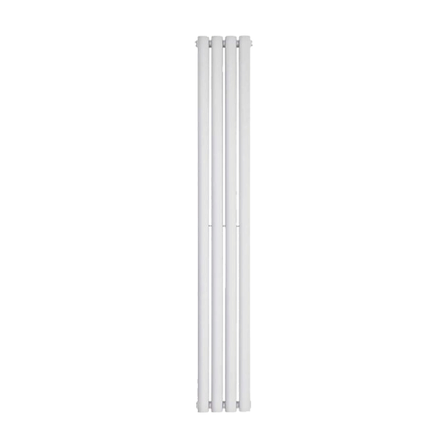 NIKA WHITE Double Vertical OVAL Radiator (Various Sizes)