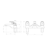 Load image into Gallery viewer, Plus Deck Bath/Shower Mixer C/W Kit
