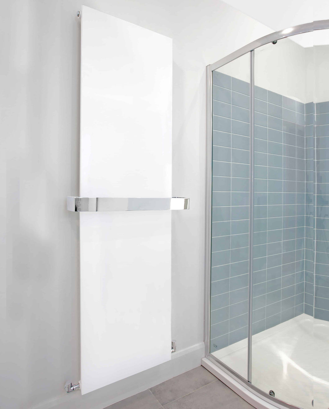 Rua - Designer Flat Panel Radiator White H:1800mm W:500mm