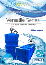 Load image into Gallery viewer, 340lt Aquabox Versatile Pumped Water Tanks (Various Options)
