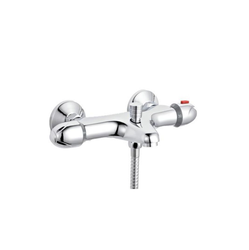 SOLO Wall Mounted Thermostatic Bath Shower Mixer