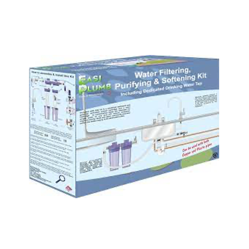 Water Filtering, Purifying & Softening Kit (Double)