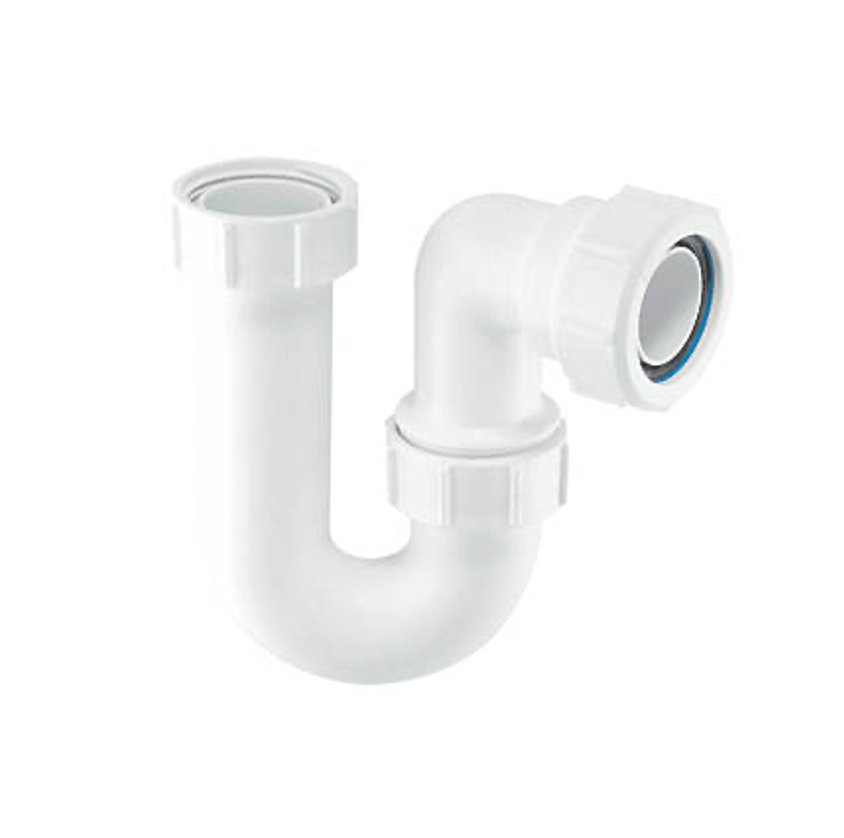 32mm P Trap White