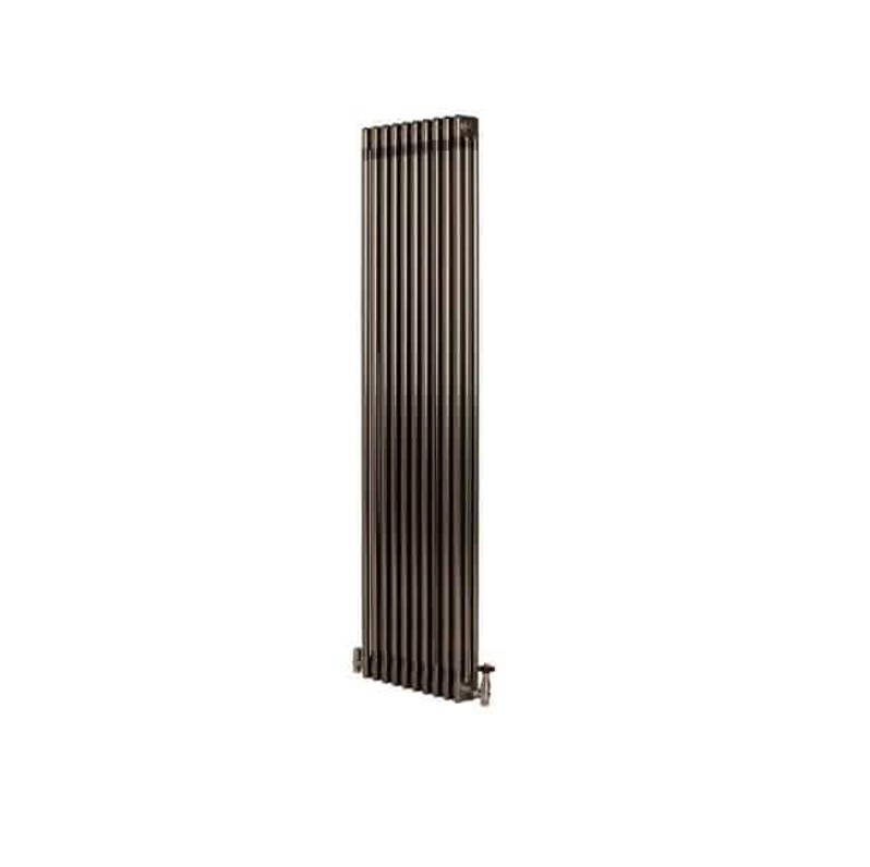 Revive 3 Column Vertical Radiator Raw Metal H:1800mm W:490mm