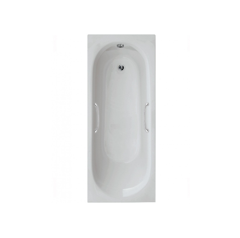 Lotus 1700x700mm Acrylic Bath 6mm with Twin Grips