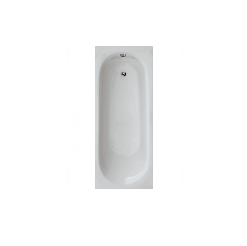 Lotus 1600x700mm Acrylic Bath 6mm with NO Grips