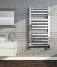 Load image into Gallery viewer, Square Towel Warmer Black Nickel H:800mm W:500mm
