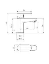 Load image into Gallery viewer, Trieste Basin Mixer c/w Click waste
