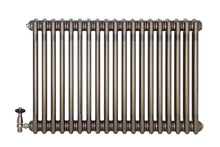 Load image into Gallery viewer, 3 Column Horizontal Radiator Raw Metal H:600mm W:1180mm
