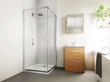 Load image into Gallery viewer, Flair VERVE Corner Entry Chrome Shower Door
