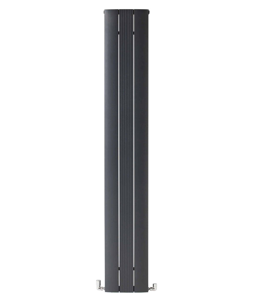 Sara Vertical 3 Panel Aluminium Radiator Anthracite H: 1800mm W:280mm