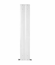Load image into Gallery viewer, Sara Vertical 4 Panel Aluminium Radiator White H: 1800mm W:375mm
