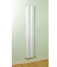 Load image into Gallery viewer, Sara Vertical 4 Panel Aluminium Radiator White H: 1800mm W:375mm
