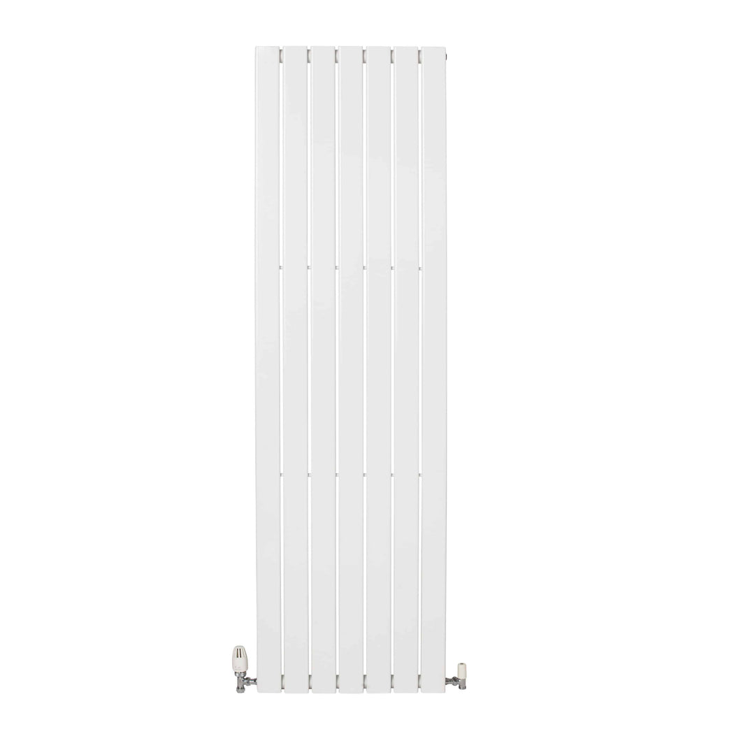 Valerie Flat Panel Double White Radiator H:18000mm W:525mm