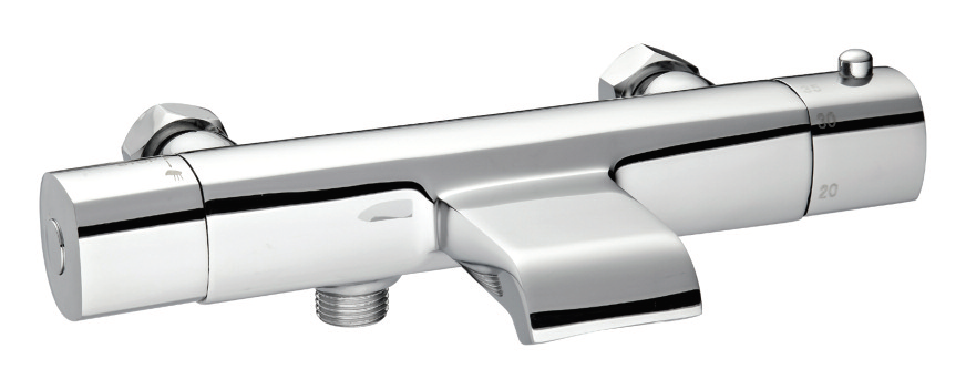 Astra Thermostatic Bath Shower Mixer Built in Diverter Wall Mounted