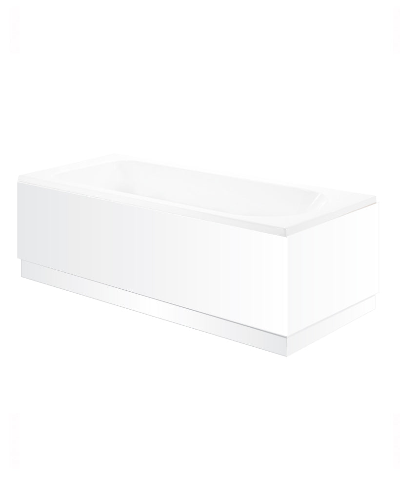 Belmont 1800mm White Wooded Front Panel